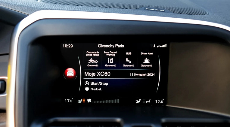 Volvo XC 60 cena 99900 przebieg: 173000, rok produkcji 2016 z Białystok małe 631